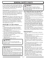 Preview for 3 page of Parklander PET-51Y Operator'S Manual