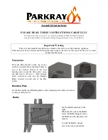 Preview for 3 page of Parkray consort 9 CE V.II Installation And Operating Instructions Manual