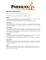 Preview for 13 page of Parkray consort 9 CE V.II Installation And Operating Instructions Manual