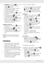 Preview for 69 page of Parkside Performance 289750 Operation And Safety Notes