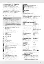 Preview for 80 page of Parkside Performance 322701 1901 Operation And Safety Notes