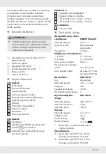 Preview for 116 page of Parkside Performance 322701 1901 Operation And Safety Notes