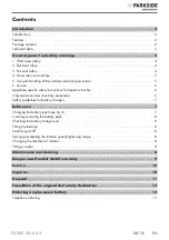 Preview for 11 page of Parkside Performance PASSP 20-Li A3 Instructions Manual