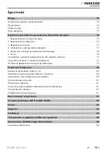 Preview for 83 page of Parkside Performance PASSP 20-Li A3 Instructions Manual