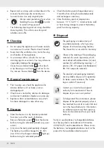 Preview for 30 page of Parkside Performance PSSAP 20-Li A1 Operation And Safety Notes