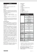 Preview for 28 page of Parkside 102787 Operating And Safety Instructions Manual