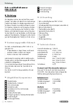 Preview for 50 page of Parkside 102964 Operation And Safety Notes