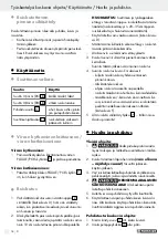 Preview for 18 page of Parkside 109571 Operation And Safety Notes