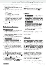 Preview for 63 page of Parkside 109571 Operation And Safety Notes