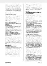 Preview for 20 page of Parkside 109808 Operating And Safety Instructions Manual