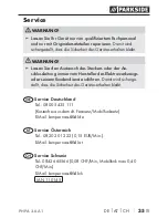 Preview for 38 page of Parkside 110145 Instructions Manual