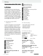 Preview for 90 page of Parkside 270218 Operation And Safety Notes