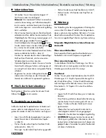 Preview for 20 page of Parkside 275683 Operation And Safety Notes