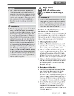 Preview for 38 page of Parkside 277023 Original Instructions Manual