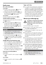 Preview for 79 page of Parkside 279503 Translation Of The Original Instructions