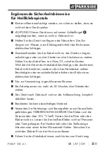 Preview for 8 page of Parkside 280247 Translation Of The Original Instructions