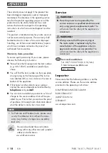 Preview for 16 page of Parkside 280447 Original Instructions Manual