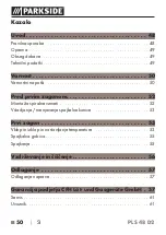 Preview for 50 page of Parkside 288070 Instructions For Use Manual