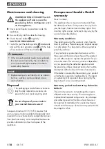 Preview for 21 page of Parkside 289800 Operating Instructions Manual