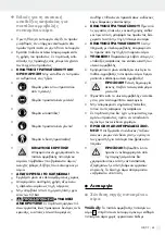 Preview for 43 page of Parkside 298505 Operation And Safety Notes