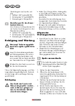 Preview for 16 page of Parkside 311404 Translation Of The Original Instructions