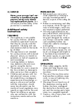 Preview for 27 page of Parkside 311404 Translation Of The Original Instructions