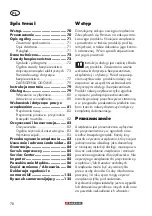 Preview for 70 page of Parkside 311404 Translation Of The Original Instructions