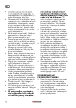 Preview for 78 page of Parkside 311404 Translation Of The Original Instructions