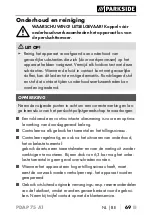 Preview for 72 page of Parkside 315468 Translation Of The Original Instructions