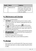 Preview for 27 page of Parkside 315778 1904 Operation And Safety Notes