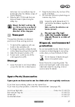 Preview for 27 page of Parkside 324395 1907 Translation Of The Original Instructions