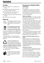 Preview for 80 page of Parkside 336699 1910 Original Instructions Manual