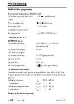 Preview for 85 page of Parkside 337019 2001 Translation Of The Original Instructions