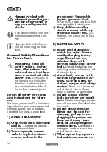 Preview for 24 page of Parkside 338160 2001 Translation Of The Original Instructions