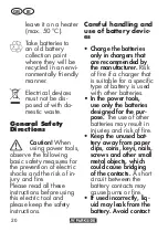 Preview for 20 page of Parkside 338177 2001 Translation Of The Original Instructions