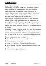 Preview for 55 page of Parkside 346064 2004 Translation Of The Original Instructions