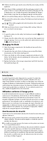 Preview for 4 page of Parkside 347905_2001 Operating Instructions And Safety Instructions