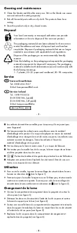 Preview for 10 page of Parkside 347905_2001 Operating Instructions And Safety Instructions