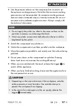 Preview for 20 page of Parkside 354115 2010 Translation Of The Original Instructions