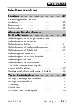 Preview for 28 page of Parkside 354115 2010 Translation Of The Original Instructions