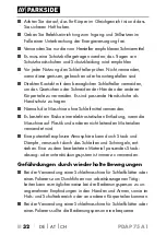 Preview for 35 page of Parkside 354115 2010 Translation Of The Original Instructions