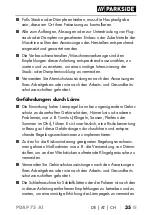 Preview for 38 page of Parkside 354115 2010 Translation Of The Original Instructions