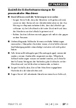 Preview for 40 page of Parkside 354115 2010 Translation Of The Original Instructions