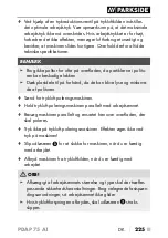 Preview for 228 page of Parkside 354115 2010 Translation Of The Original Instructions