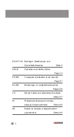 Preview for 4 page of Parkside 356278 2004 Operation And Safety Notes Translation Of The Original Instructions