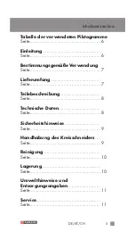 Preview for 5 page of Parkside 356278 2004 Operation And Safety Notes Translation Of The Original Instructions