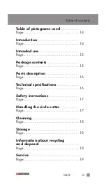 Preview for 13 page of Parkside 356278 2004 Operation And Safety Notes Translation Of The Original Instructions