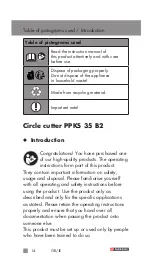 Preview for 14 page of Parkside 356278 2004 Operation And Safety Notes Translation Of The Original Instructions