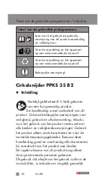 Preview for 30 page of Parkside 356278 2004 Operation And Safety Notes Translation Of The Original Instructions