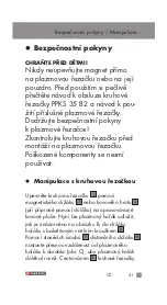 Preview for 41 page of Parkside 356278 2004 Operation And Safety Notes Translation Of The Original Instructions